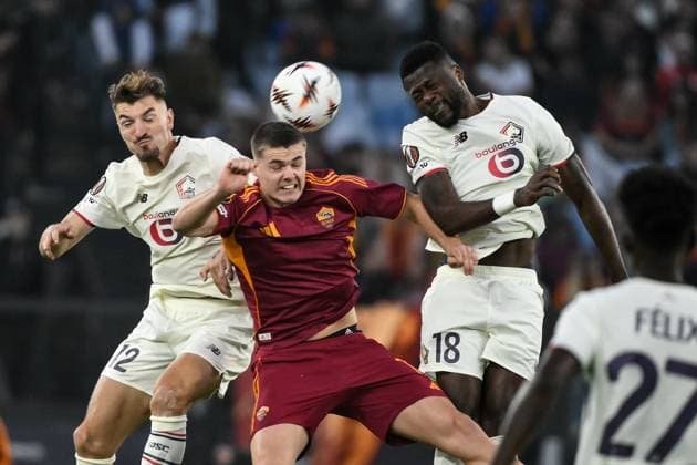 Football, EL, AS Roma - OSC Lille
