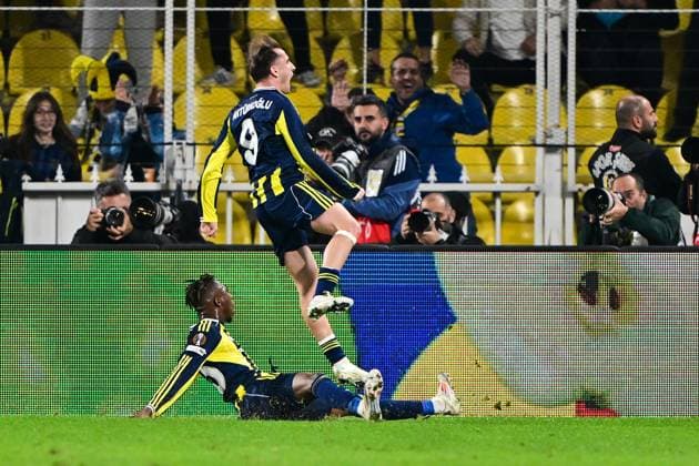 Fenerbahce v Nice - UEFA Europa League ISTANBUL, TURKIYE - OCTOBER 2: Kerem Akturkoglu (9) of Fenerbahce celebrates after scoring a goal during UEFA Europa League football match between Fenerbahce and Nice at Chobani Stadium in Istanbul, Turkiye on October 2, 2025 Serhat Cagdas Anadolu Istanbul Turkey. Editorial use only. Please get in touch for any other usage.  Copyright: x2025xAnadoluxSerhatxCagdasx