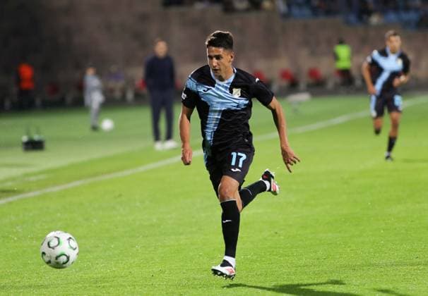 FC Noah v HNK Rijeka - UEFA Conference League 2025 26 League Phase MD1 Luka Menalo of HNK Rijeka in action during the UEFA Conference League 2025 26 League Phase MD1 match between FC Noah and HNK Rijeka at Republican Stadium after Vazgen Sargsyan Stadium in Yerevan, Armenia on October 02, 2025.  HrachxKhachatryan PIXSELL