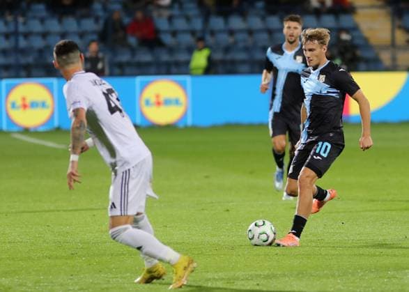 FC Noah v HNK Rijeka - UEFA Conference League 2025 26 League Phase MD1 Toni Fruk of HNK Rijeka in action during the UEFA Conference League 2025 26 League Phase MD1 match between FC Noah and HNK Rijeka at Republican Stadium after Vazgen Sargsyan Stadium in Yerevan, Armenia on October 02, 2025.  HrachxKhachatryan PIXSELL