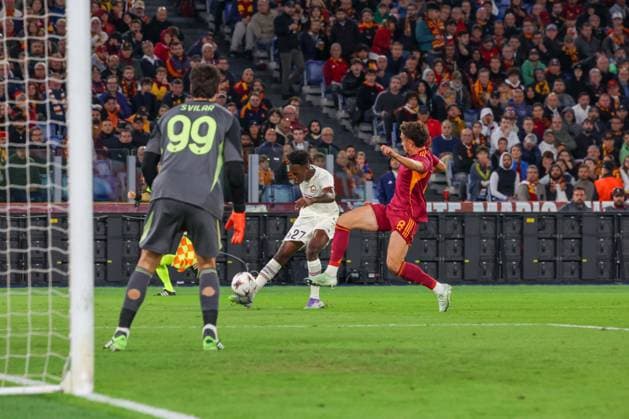 October 2, 2025, Roma, Roma, Italia: FoÂ¨lix Correia of LOSC Lilla During the 2025 26 Europa League football match between Roma and Lille at the Stadio Olimpico in Rome on October 2, 2025..Photo: Roma Italia - ZUMAs236 20251002_aap_s236_051 Copyright: xFabioxSassox