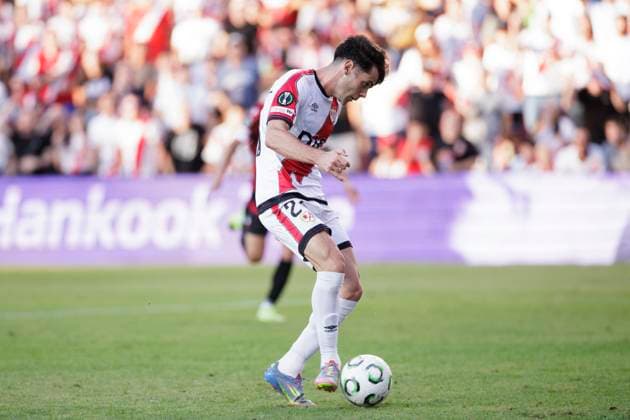 UEFA conference league - Rayo Vallecano vs KF Shkendija MADRID, SPAIN - October2: Fran Perez of Rayo Vallecano scores a goal during the UEFA conference league 2025 26 match between Rayo Vallecano and KF Shkendija at Vallecas Stadium in Madrid. (Photo by Guillermo Martinez) Madrid Vallecas Stadium Spain Copyright: xGuillermoxMartinezx