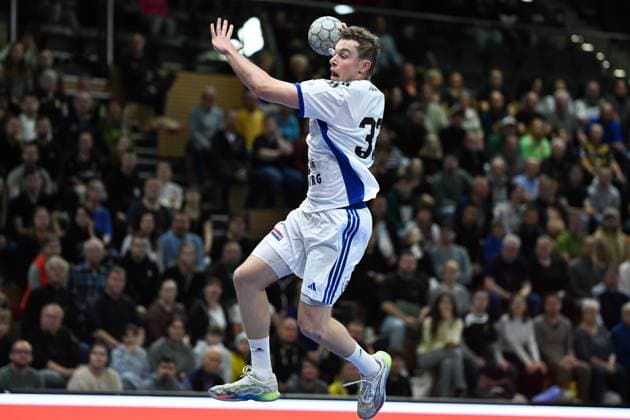 Moritz Sauter HSV Hamburg, 33 HC Elbflorenz 2006 vs HSV Hamburg, DHB Cup Men, Season 2025 2026, 01 10 2025 HC Elbflorenz 2006 vs HSV Hamburg DHB Cup Men, Season 2025 2026, 01 10 2025 Dresden Copyright: xEibner-Pressefoto xHoepnerx EP_PHR