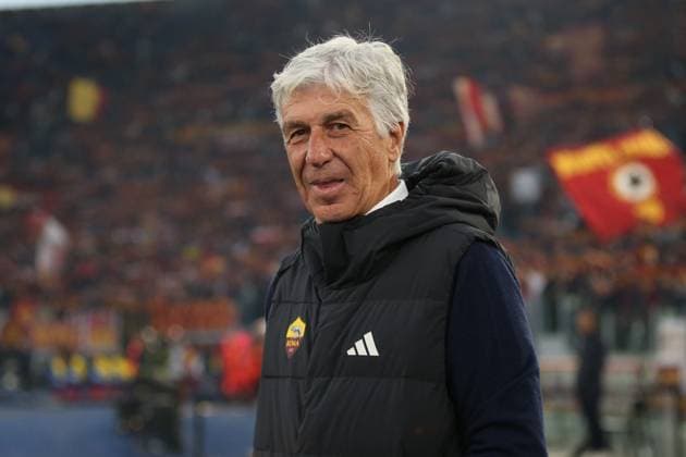CALCIO - UEFA Europa League - AS Roma vs LOSC Lille 02.10.2025 Europa League Fase a Gironi : Roma vs Lille Nella foto: Gian Piero Gasperini (Foto Gino Mancini) Rome Italy  Copyright: xIPAxSport ABACAx