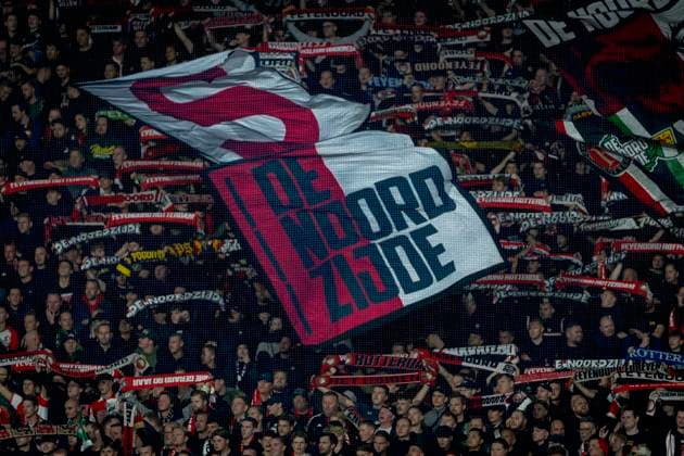 Supporters of SC Feyenoord Rotterdam during the match SC Feyenoord Rotterdam vs Aston Villa FC at the Stadium De Kuip for the Europa League - League phase - Matchday 2 season 2025-2026 in ROTTERDAM, Netherlands on 2 oktober 2025, (photo by Marcel van Dorst EYE4images DeFodi Images) Supporters of SC Feyenoord Rotterdam during the match SC Feyenoord Rotterdam vs Aston Villa FC at the Stadium De Kuip for the Europa League League phase Matchday 2 season 2025 2026 in ROTTERDAM, Netherlands on 2 oktober 2025, photo by Marcel van Dorst EYE4images DeFodi Images