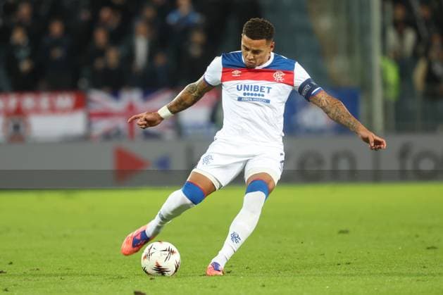 SOCCER - UEFA EL, Sturm vs Glasgow GRAZ,AUSTRIA,02.OCT.25 - SOCCER - UEFA Europa League, SK Sturm Graz vs Glasgow Rangers FC. Image shows James Tavernier (Rangers).  GEPAxpictures xChrisxBauer