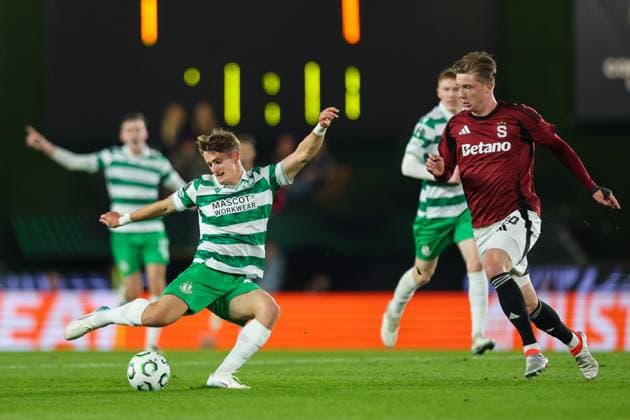 UEFA Europa Conference League Group Phase, Stadion Letna, Prague, Czech Republic 2 10 2025 Sparta Praha vs Shamrock Rovers Rovers John McGovern John McGovern 2 10 2025  Copyright: x INPHO RyanxByrnex RB1_4717