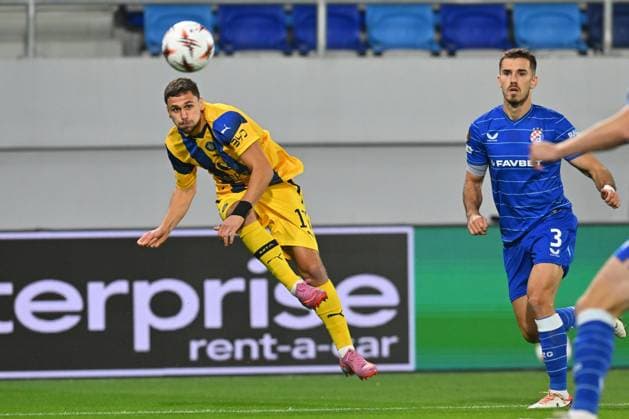 MACCABI TEL AVIV vs DINAMO ZAGREB KRISTIJAN BELIC football Maccabi Tel Aviv vs Dinamo Zagrebi UEFA Europa League at TSC arena stadium, Backa Topola 02.10.2025 Foto: FOOTBALL, UEFA EUROPA LEAGUE, DINAMO ZAGREB, MACCABI TEL AVIV Backa Topola TSC Arena Serbia Copyright: xMarkoxMetlas xMNxPressx