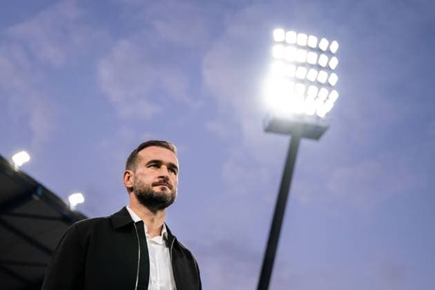 251002 Head coach Anes Mravac of Malmö FF ahead of the UEFA Europa League football match between Viktoria Plzen and Malmö FF on October 2, 2025 in Plzen Photo Petter Arvidson BILDBYRAN kod PA PA1092 fotboll football soccer fotball uefa europa league europa league viktoria plzen malmö ff bbeng  Copyright: PETTERxARVIDSON BB251002PA226
