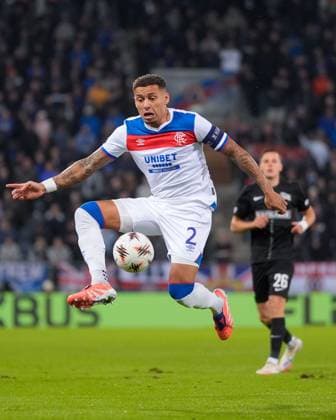 James Tavernier of Rangers Sturm Graz v Rangers, UEFA Europa League, Group Stage, Football, Merkur Arena, Graz, Austria - 02 Oct 2025Graz Merkur Arena Austria EDITORIAL USE ONLY No use with unauthorised audio, video, data, fixture lists, club league logos or live services. Online in-match use limited to 120 images, no video emulation. No use in betting, games or single club league player publications.  Copyright: xChristianxHofer Shutterstockx 15504056az