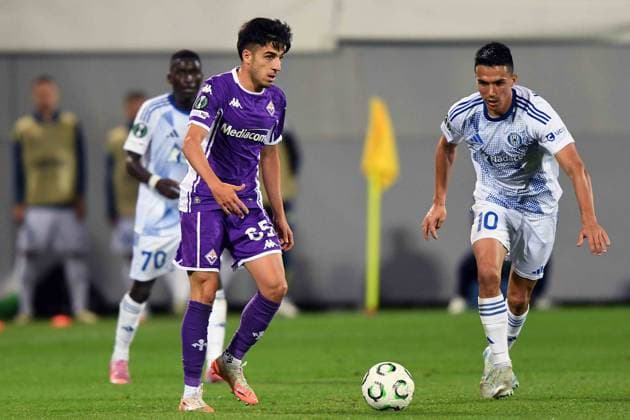 Foto IPP Giacomo Morini Firenze 02 10 2025 Calcio: 1° giornata della fase campionato di UEFA Europa Conference League 2025 2026 Acf Fiorentina vs Sk Sigma Olomuc. nella foto: Fabiano Parisi. italy ITALY  Copyright: xR4924_italyphotopressx