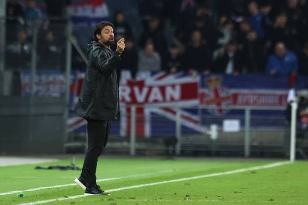 Rangers head coach Russell Martin during UEFA Europa League league phase match at Merkur Arena, Graz. SK Sturm Graz v Rangers - UEFA Europa League - League Phase - Merkur Arena, Styria, Austria - 02 Oct 2025Graz Merkur Arena Styria Australia EDITORIAL USE ONLY  Copyright: xRangersxFC Shutterstockx 15514837cy