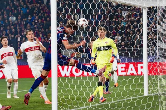 Switzerland UEFA Europa League 2025 26, FC Basel 1893 vs VfB Stuttgart St Jakob Park, Basel Goal by Xherdan Shaqiri 10 Basel Copyright: xKjetilxWaberx