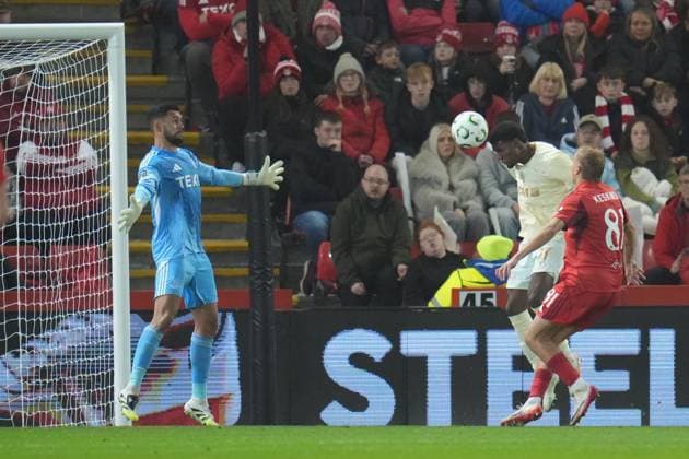 Lucas Ferreira of Shakhtar Donetsk scores his team s second goal Aberdeen vs Shakhtar Donetsk, UEFA Conference League, Group Stage, Football, Pittodrie, Aberdeen, Scotland, UK - 02 Oct 2025Aberdeen Pittodrie Scotland United Kingdom EDITORIAL USE ONLY No use with unauthorised audio, video, data, fixture lists, club league logos or live services. Online in-match use limited to 120 images, no video emulation. No use in betting, games or single club league player publications. Copyright: xPetexSummers Shutterstockx 15504060dc