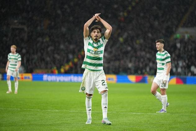 Sebastian Tounekti of Celtic Celtic v Braga, UEFA Europa League, Group Stage, Football, Celtic Park, Glasgow, Scotland, UK - 02 Oct 2025Glasgow Celtic Park Scotland United Kingdom EDITORIAL USE ONLY No use with unauthorised audio, video, data, fixture lists, club league logos or live services. Online in-match use limited to 120 images, no video emulation. No use in betting, games or single club league player publications. Copyright: xStuartxWallace Shutterstockx 15504055dx