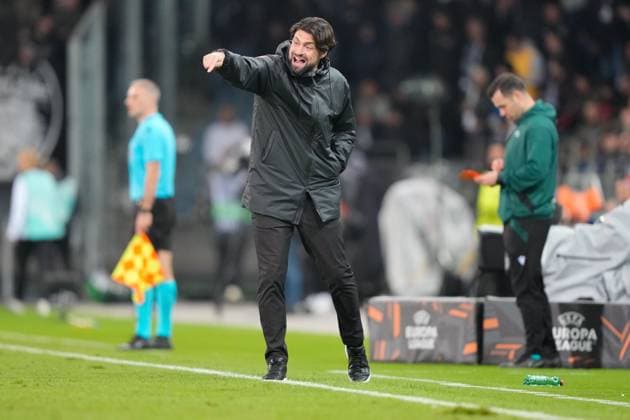 Russell Martin manager of Rangers Sturm Graz v Rangers, UEFA Europa League, Group Stage, Football, Merkur Arena, Graz, Austria - 02 Oct 2025Graz Merkur Arena Austria EDITORIAL USE ONLY No use with unauthorised audio, video, data, fixture lists, club league logos or live services. Online in-match use limited to 120 images, no video emulation. No use in betting, games or single club league player publications. Copyright: xChristianxHofer Shutterstockx 15504056cv