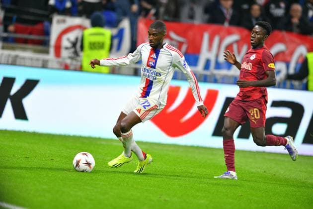 Sports : FOOTBALL - EUROPA LEAGUE - LYON v SALZBURG Clinton Mata of OL during the UEFA Europa League, League phase, Matchday 2 football match between Olympique Lyonnais and RB Salzburg on 2 October 2025 at Groupama Stadium in DÃ cines-Charpieu near Lyon, France - Photo Cyril Lestage DÃ cines-CharpieuFrance  Copyright: xCyrilxLestagex