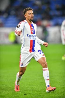 Sports : FOOTBALL - EUROPA LEAGUE - LYON v SALZBURG Ruben Kluivert of OL during the UEFA Europa League, League phase, Matchday 2 football match between Olympique Lyonnais and RB Salzburg on 2 October 2025 at Groupama Stadium in DÃ cines-Charpieu near Lyon, France - Photo Cyril Lestage DÃ cines-CharpieuFrance  Copyright: xCyrilxLestagex