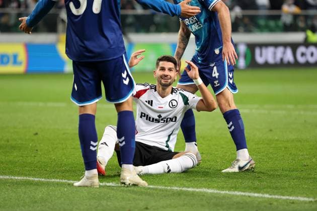 WARSZAWA 02.10.2025 MECZ 1. KOLEJKA LIGA KONFERENCJI SEZON 2025 26 --- UEFA CONFERENCE LEAGUE MATCH IN WARSAW: LEGIA WARSZAWA - SAMSUNSPOR KULUBU ANTONIO COLAK FOT. PIOTR KUCZA FOTOPYK NEWSPIX.PL --- newspix.pl 