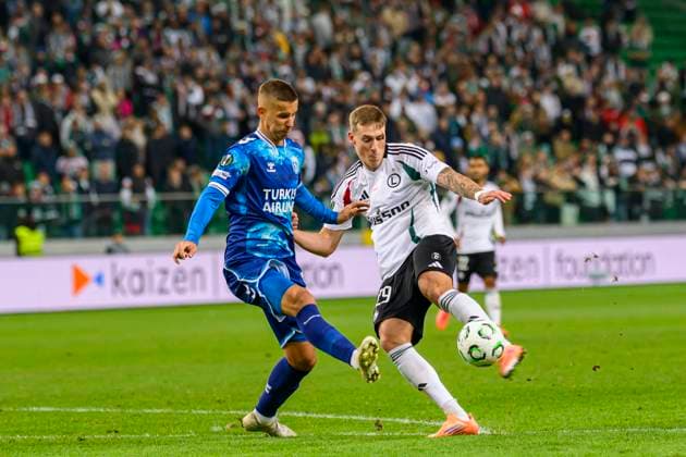 02.10.2025 WARSZAWA, PILKA NOZNA LIGA KONFERENCJI EUROPY ( FOOTBALL UEFA CONFERENCE LEAGUE) MECZ LEGIA WARSZAWA - SAMSUNSPOR NZ. MILETA RAJOVIC FOTO RADOSLAW JOZWIAK CYFRASPORT NEWSPIX.PL --- Newspix.pl  RA1_5333