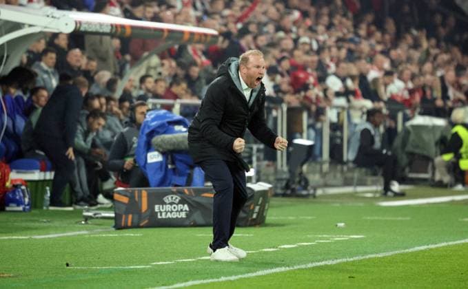 02 10 25 FC Basel VfB Stuttgart Switzerland, Basel, 02 10 2025, Football, UEFA Europa League, FC Basel VfB Stuttgart Luddovic Magnin Magnin Coach FC Basel