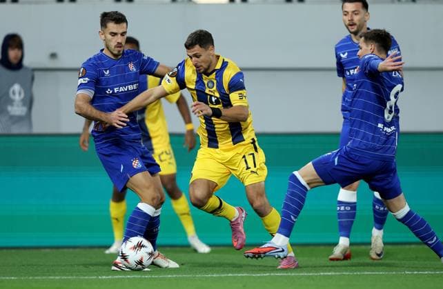Maccabi Tel-Aviv v Dinamo Zagreb, UEFA Europa League season 2025 2026, round 2 Maccabi s Kristijan Belic during UEFA Europa League football match beetween Maccabi Tel-Aviv and GNK Dinamo Zagreb on October 2. 2025. in Backa Topola, Serbia. Backa Topola Serbia Copyright: xPedjaxMilosavljevic STARSPORTx