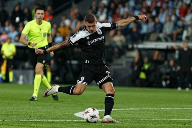 Kiril Despodov seen during UEFA Europa League game between RC Celta de Vigo and PAOK FC (Rodrigo Moreira Ball Raw Images) Vigo Estadio de Balaidos Spain Copyright: xRodrigoxMoreirax rodrigomoreira_celtavigo_-038