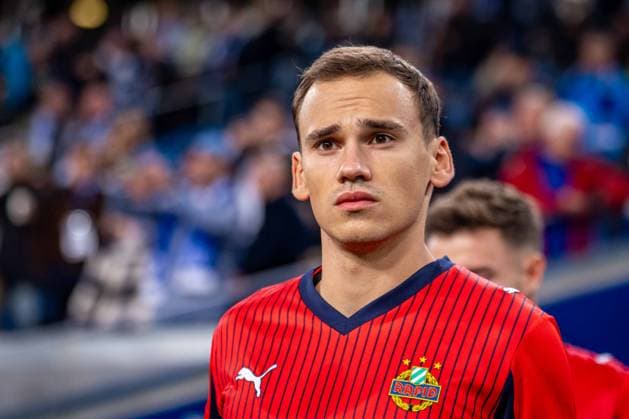 SOCCER - UEFA ECL, Poznan vs Rapid POZNAN,POLAND,02.OCT.25 - SOCCER - UEFA Conference League, KKS Lech Poznan vs SK Rapid Wien. Image shows Nikolaus Wurmbrand (Rapid).  GEPAxpictures xKevinxHackner