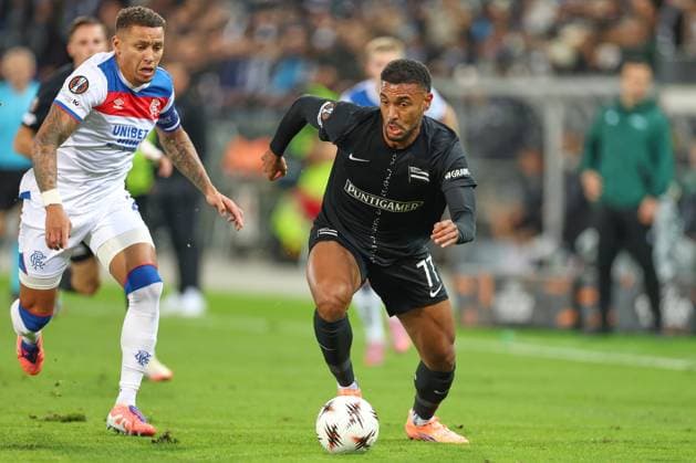 UEFA Europa League SK Sturm Graz vs Rangers FC, 02 10 2025 UEFA Europa League match between SK Sturm Graz and Rangers FC Excitement, emotion and soccer at the highest European level The picture shows Maurice Malone STU Copyright: xBEAUTIFULxSPORTS Rainerx