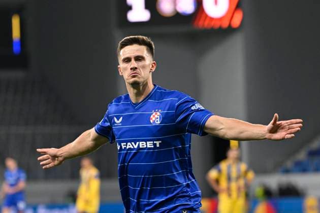 Serbia, Backa Topola, Serbia, 021025. City Stadium FK TSC. UEFA Europa League, match: GNK Dinamo - Maccabi Tel Aviv. In the photo: Mateo Lisica Photo: Damir Krajac CROPIX Zagreb Croatia Copyright: xxDamirxKrajacx dinamo_maccabi37-021025