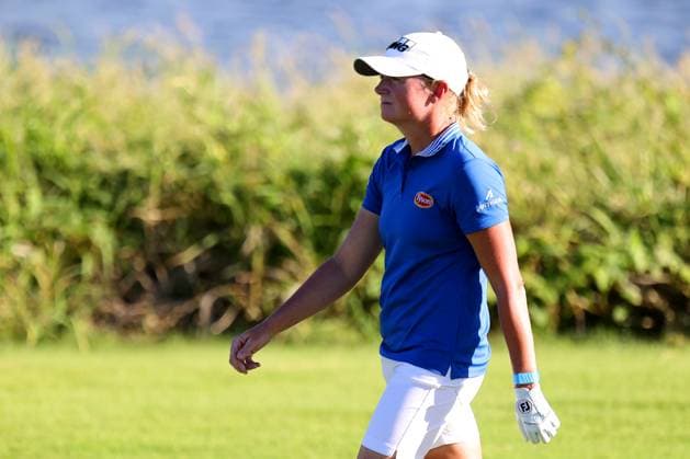 October 2, 2025 - Stacy Lewis walks down the fairway during the second round of the 2025 LOTTE Championship Presented By Hoakalei at Hoakalei Country Club in Ewa Beach, HI - CSM Ewa Beach USA - ZUMAc04_ 20251002_zma_c04_001 Copyright: xAndrewxLeex