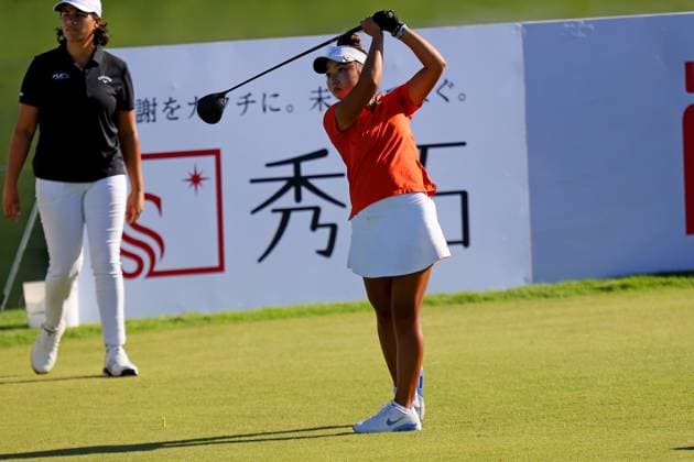 October 2, 2025 - Honorine Nobuta Ferry tees off during the second round of the 2025 LOTTE Championship Presented By Hoakalei at Hoakalei Country Club in Ewa Beach, HI - CSM Ewa Beach USA - ZUMAc04_ 20251002_zma_c04_020 Copyright: xAndrewxLeex