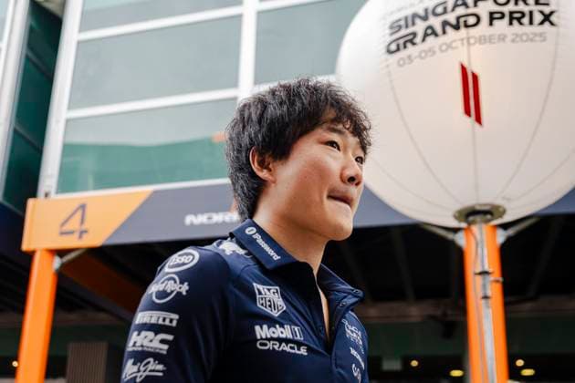 Formula 1 Singapore Grand Prix 2025 Yuki Tsunoda 22 (JPN) Oracle Red Bull Racing RB21 during the Formula 1 Singapore Airlines Singapore Grand Prix 2025 at the Marina Bay Street Circuit, Singapore on 3 October 2025 Credit: Jun Da Tan Every Second Media Editorial use only. All images are copyright Every Second Media Limited. No images may be reproduced without prior permission. Copyright: xIMAGO EveryxSecondxMediax ESM-1608-0011 JunxDaxTanx xEveryxSecondxMediax