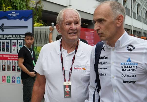 FORMULA 1 SINGAPORE AIRLINES SINGAPORE GRAND PRIX 2025 03 10 2025, Marina Bay Street Circuit, Singapore, FORMULA 1 SINGAPORE AIRLINES SINGAPORE GRAND PRIX 2025 , in the picture Head of Motorsport Dr Helmut Marko Oracle Red Bull Racing nordphotoxGmbHx xBratic nph00250