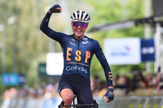 UEC 2025 Road European Championship, EM, Europameisterschaft Drome-Ardeche 03 10 2025 GUILHERAND-GRANGES, FRANCE - OCTOBER 03 : Paula BLASI CAIROL (Spain) wins during the Women U23 cycling road race of the 2025 UEC Road European Championship Drome-Ardeche 10th edition an UCI Continental Championships cycling race of 85.7 km with start in Guilherand-Granges and finish in Guilherand-Granges on October 3, 2025 in Guilherand-Granges, France, 03 10 2025 Guilherand-Granges France  Copyright: xVincentxKalutx