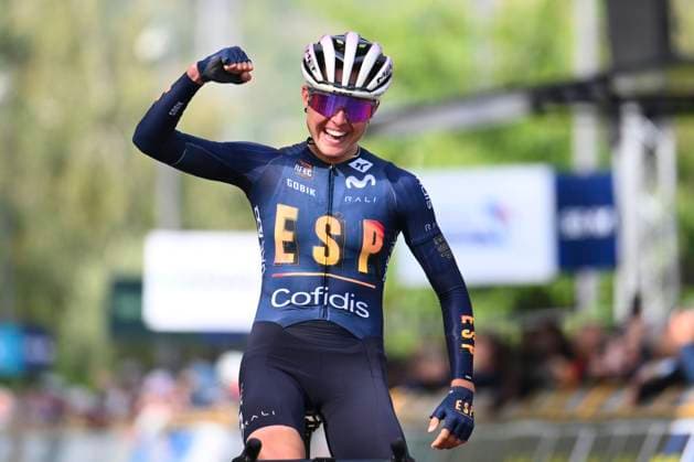 UEC 2025 Road European Championship, EM, Europameisterschaft Drome-Ardeche 03 10 2025 GUILHERAND-GRANGES, FRANCE - OCTOBER 03 : Paula BLASI CAIROL (Spain) wins during the Women U23 cycling road race of the 2025 UEC Road European Championship Drome-Ardeche 10th edition an UCI Continental Championships cycling race of 85.7 km with start in Guilherand-Granges and finish in Guilherand-Granges on October 3, 2025 in Guilherand-Granges, France, 03 10 2025 Guilherand-Granges France  Copyright: xVincentxKalutx