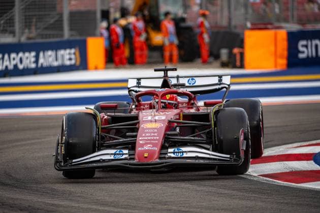 Formula 1 GP Singapore Friday, 03 10 2025 Charles Leclerc 16, Scuderia Ferrari Formula 1 GP Singapore Friday, 03 10 2025 Copyright: xBEAUTIFULxSPORTS Erlhofx
