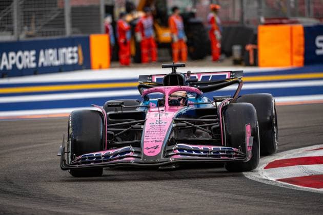 Formula 1 GP Singapore Friday, 03 10 2025 Pierre Gasly 10, BWT Alpine F1 Team Formula 1 GP Singapore Friday, 03 10 2025 Copyright: xBEAUTIFULxSPORTS Erlhofx