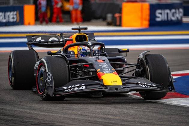 Formula 1 GP Singapore Friday, 03 10 2025 Max Verstappen 1, Oracle Red Bull Racing Formula 1 GP Singapore Friday, 03 10 2025 Copyright: xBEAUTIFULxSPORTS Erlhofx
