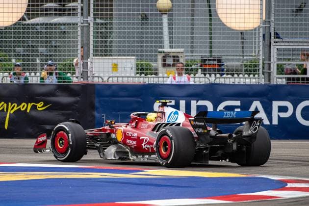 Formula 1 GP Singapore Friday, 03 10 2025 Lewis Hamilton 44, Scuderia Ferrari Formula 1 GP Singapore Friday, 03 10 2025 Copyright: xBEAUTIFULxSPORTS Erlhofx