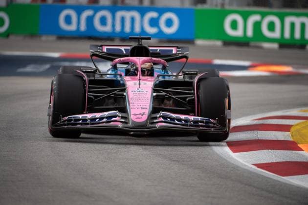 Formula 1 GP Singapore Friday, 03 10 2025 Pierre Gasly 10, BWT Alpine F1 Team Formula 1 GP Singapore Friday, 03 10 2025 Copyright: xBEAUTIFULxSPORTS Erlhofx
