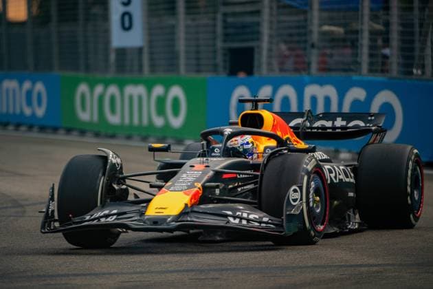 Formula 1 GP Singapore Friday, 03 10 2025 Max Verstappen 1, Oracle Red Bull Racing Formula 1 GP Singapore Friday, 03 10 2025 Copyright: xBEAUTIFULxSPORTS Erlhofx