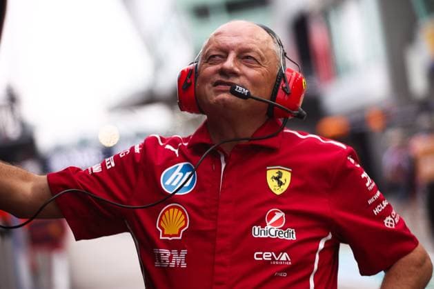 F1 - SINGAPORE GRAND PRIX 2025 VASSEUR FrÃ dÃ ric (fra), Team Principal & General Manager of the Scuderia Ferrari, portrait during the 2025 Formula 1 Singapore Grand Prix, 18th round of the 2025 FIA Formula One World Championship, WM, Weltmeisterschaft from October 3 to 5, 2025 on the Marina Bay Street Circuit, in Singapore - SingaporeSingapore  Copyright: xEricxAlonsox