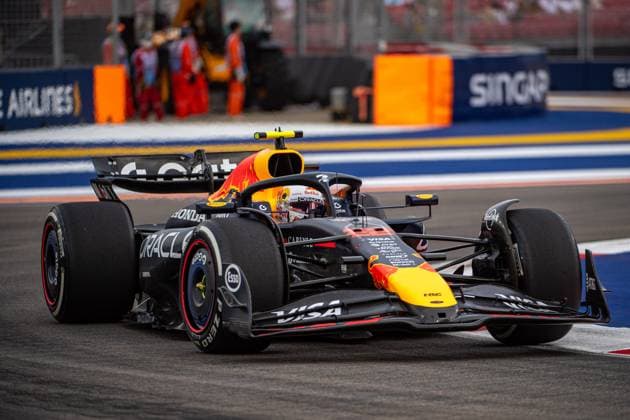 Formula 1 GP Singapore Friday, 03 10 2025 Yuki Tsunoda 22, Oracle Red Bull Racing Formula 1 GP Singapore Friday, 03 10 2025 Copyright: xBEAUTIFULxSPORTS Erlhofx