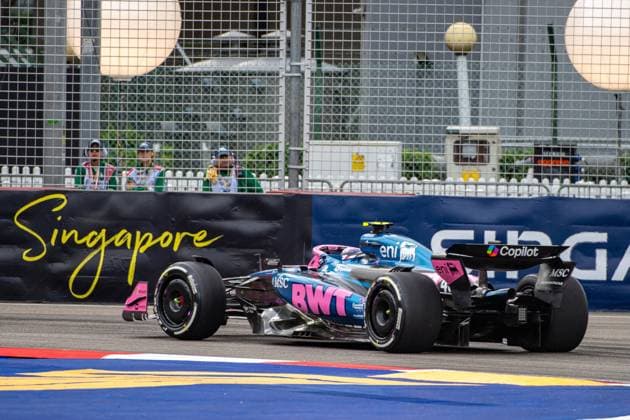 Formula 1 GP Singapore Friday, 03 10 2025 Franco Colapinto 43, BWT Alpine F1 Team Formula 1 GP Singapore Friday, 03 10 2025 Copyright: xBEAUTIFULxSPORTS Erlhofx