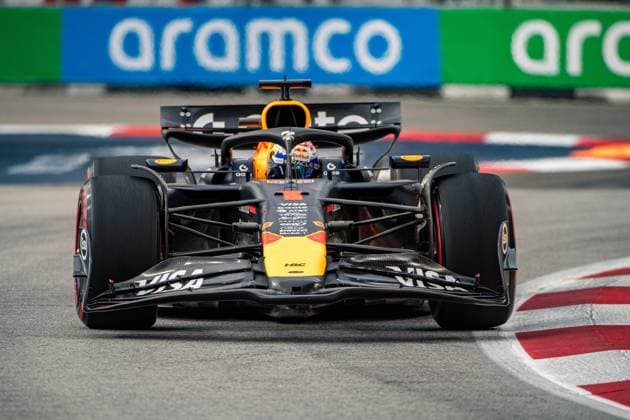 Formula 1 GP Singapore Friday, 03 10 2025 Max Verstappen 1, Oracle Red Bull Racing Formula 1 GP Singapore Friday, 03 10 2025 Copyright: xBEAUTIFULxSPORTS Erlhofx