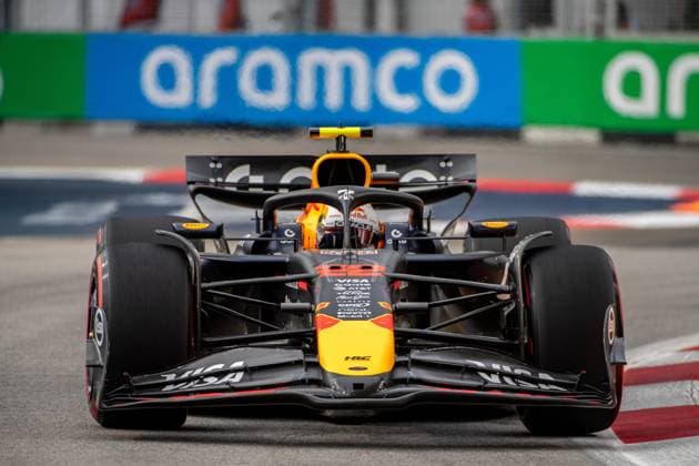 Formula 1 GP Singapore Friday, 03 10 2025 Yuki Tsunoda 22, Oracle Red Bull Racing Formula 1 GP Singapore Friday, 03 10 2025 Copyright: xBEAUTIFULxSPORTS Erlhofx