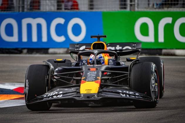 Formula 1 GP Singapore Friday, 03 10 2025 Max Verstappen 1, Oracle Red Bull Racing Formula 1 GP Singapore Friday, 03 10 2025 Copyright: xBEAUTIFULxSPORTS Erlhofx