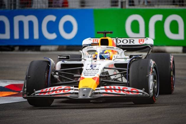 Formula 1 GP Singapore Friday, 03 10 2025 Isack Hadjar, 6, Visa Cash App RB Formula One Team Formula 1 GP Singapore Friday, 03 10 2025 Copyright: xBEAUTIFULxSPORTS Erlhofx