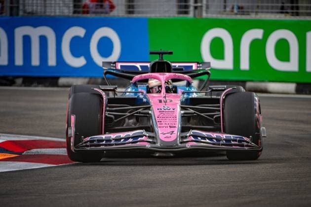 Formula 1 GP Singapore Friday, 03 10 2025 Pierre Gasly 10, BWT Alpine F1 Team Formula 1 GP Singapore Friday, 03 10 2025 Copyright: xBEAUTIFULxSPORTS Erlhofx